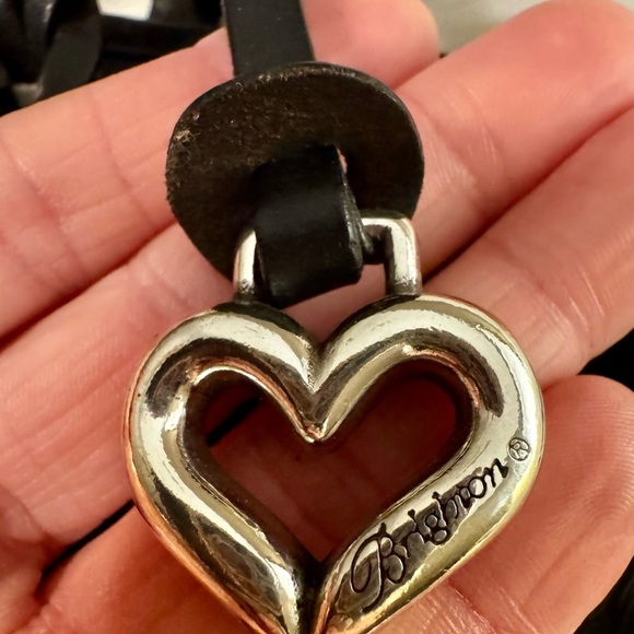 Brighton Black Swirly Embossed Tote Bag - Picture 5 of 8